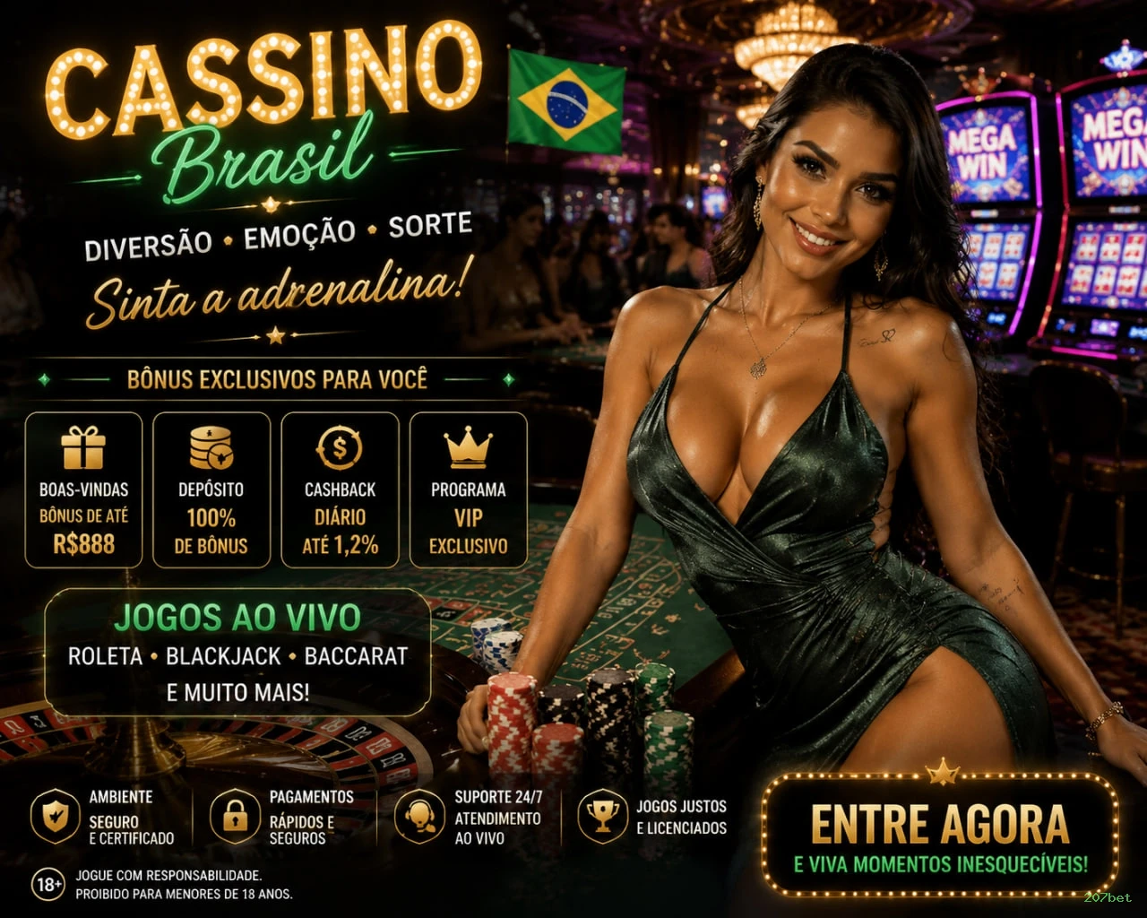 Cassino 207bet - mesas ao vivo e jogos